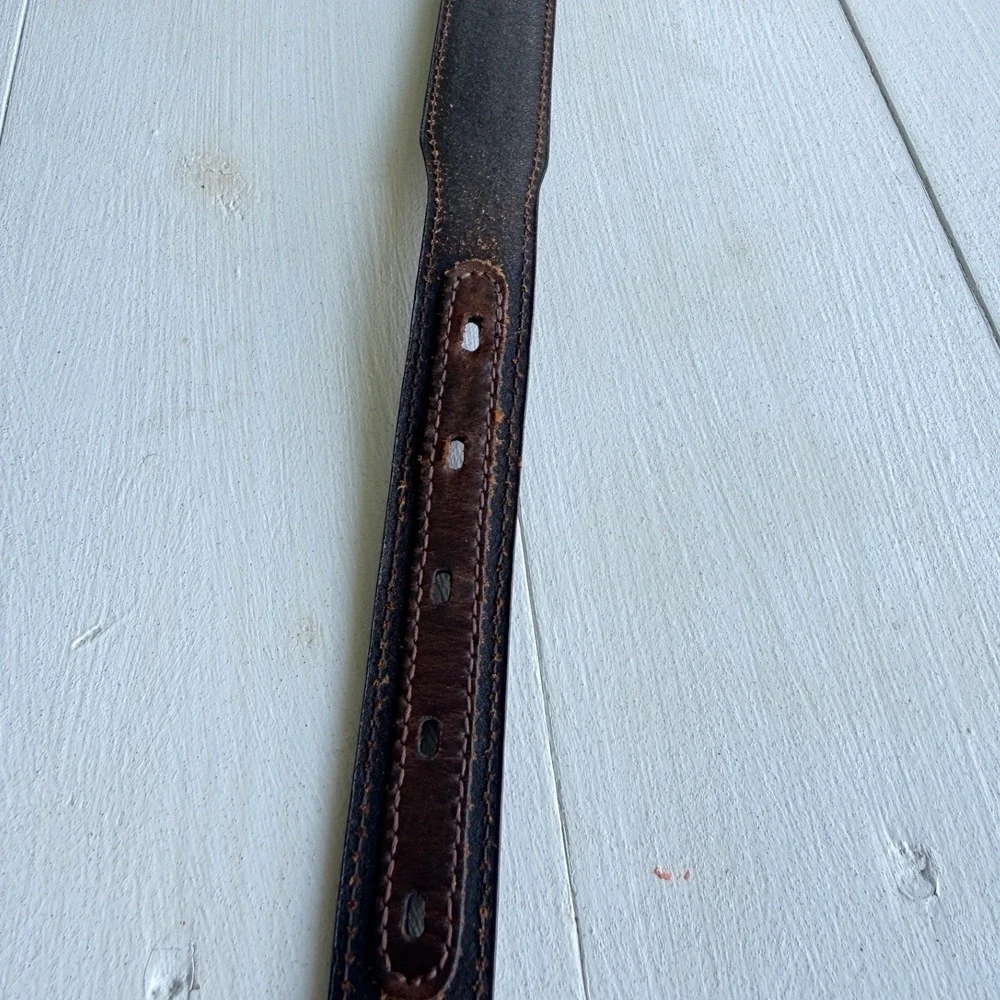 Nocona Belt Co Mens Brown Leather Western Belt Size 38 N2417202